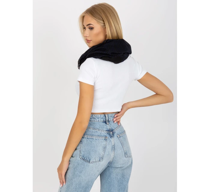 Dámská tunelová šála AT KM S 6221 černá