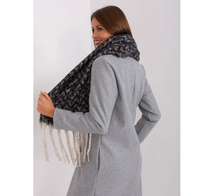 Szalik AT SZ model 18985246 czarno beżowy - FPrice