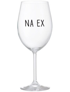 NA EX - čirá sklenice na víno 350 ml