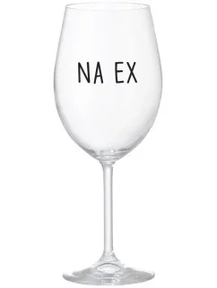NA EX - čirá sklenice na víno 350 ml