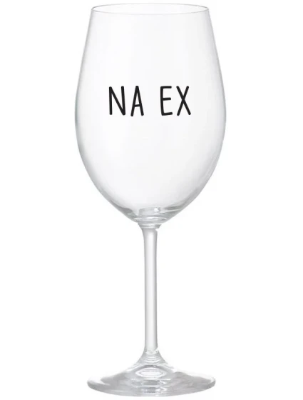 NA EX - čirá sklenice na víno 350 ml