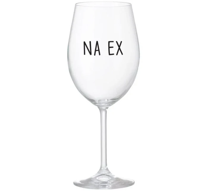 NA EX - čirá sklenice na víno 350 ml