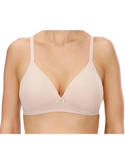 Dámská podprsenka bez kostice model 18570720 Béžová - Naturana