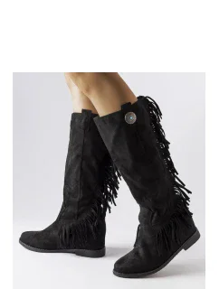 Kozačky na klínech model 205872 Solea