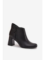 Boty na podpatku  model 222725 Step in style