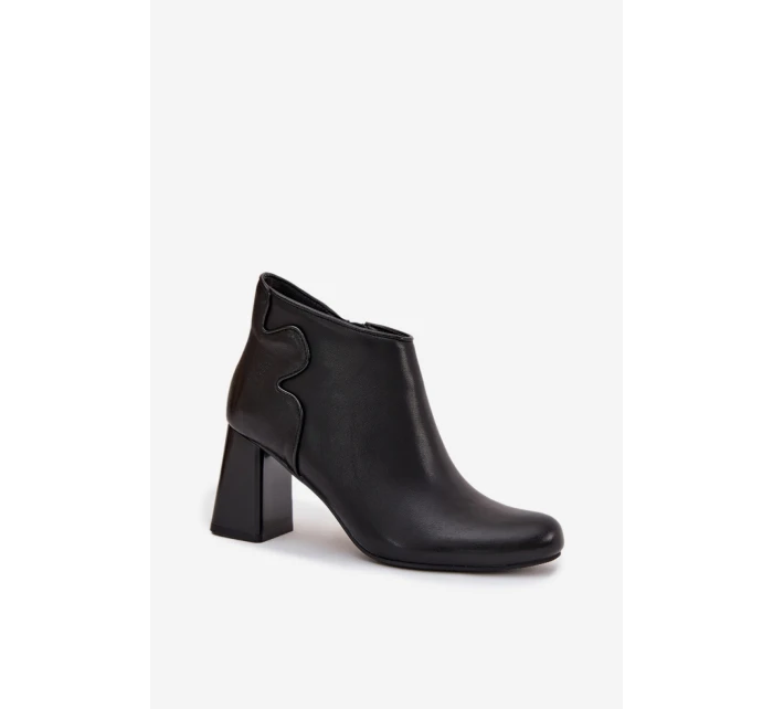 Boty na podpatku  model 222725 Step in style