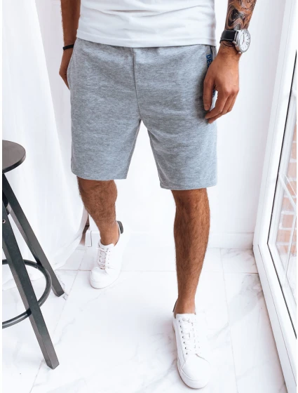 FashionStreet pánské světle šedé teplákové kraťasy SX2223