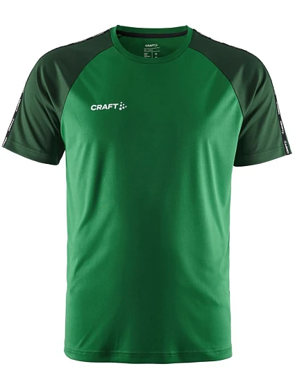 Craft Teamwear Squad Go Contrast Jersey M Pánské kontrastní sportovní tričko 82.2725 team green/ivy Craft Teamwear Squad Go Contrast Jersey M Pánské kontrastní sportovní tričko 82.2725 team green/ivy