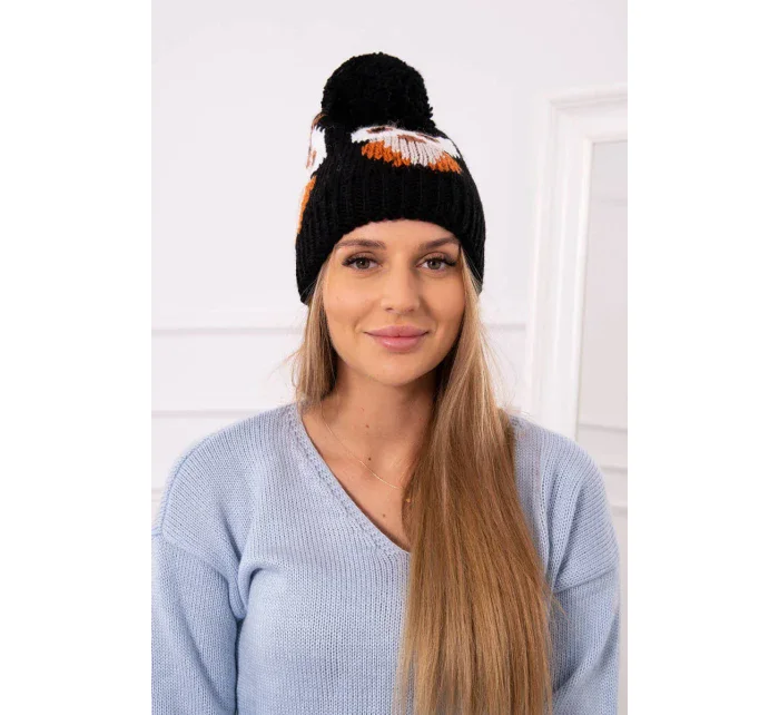 Dámská čepice Owl K340 černá