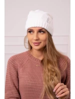 Dámská čepice Klarysa K394 bílá Dámská čepice Klarysa K394 bílá