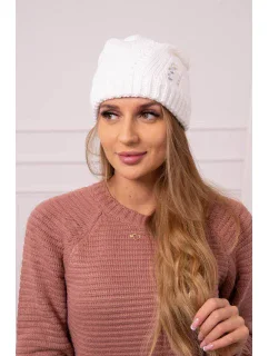 Dámská čepice Klarysa K394 bílá