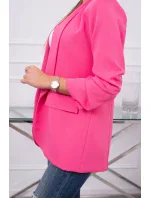 Sako s klopami elegantní růžové Sako s klopami elegantní růžové