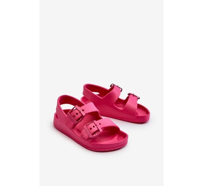 Dětské lehké sandály s přezkami BIG STAR model 21651496 Fuchsie - Big Star Shoes
