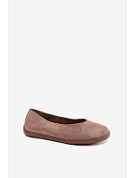 Dámské baleríny Barefoot Taupe Hollin Dámské baleríny Barefoot Taupe Hollin