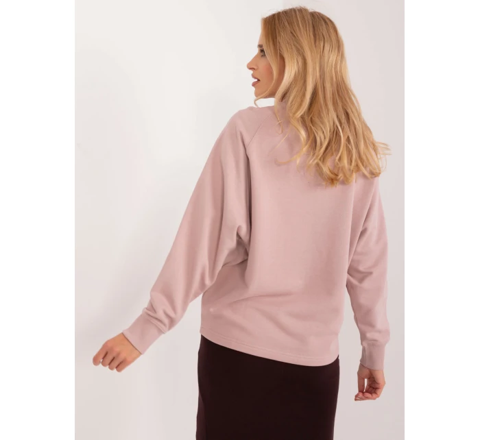 Mikina D10088BC02656A tmavě růžová Mikina D10088BC02656A tmavě růžová