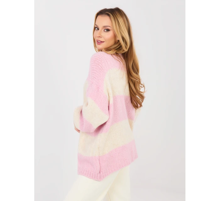 Jumper MI SW 0122.51 světle růžový Jumper MI SW 0122.51 světle růžový