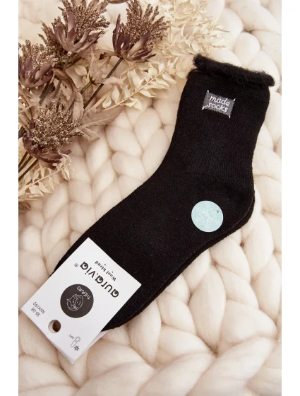 Dámské tlusté ponožky černé Dámské tlusté ponožky černé
