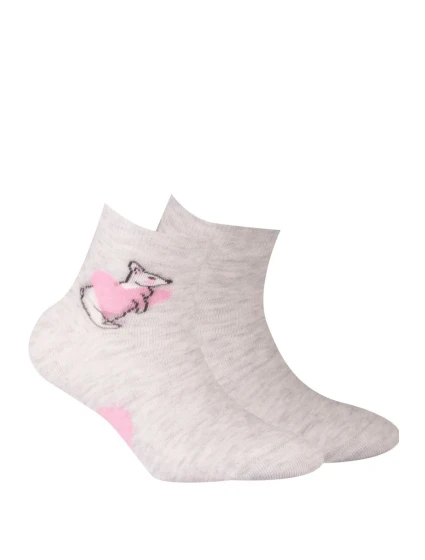 PONOŽKY TENKÉ BARVY 2-6 LETÉ DÍVKY PALEC 21-23