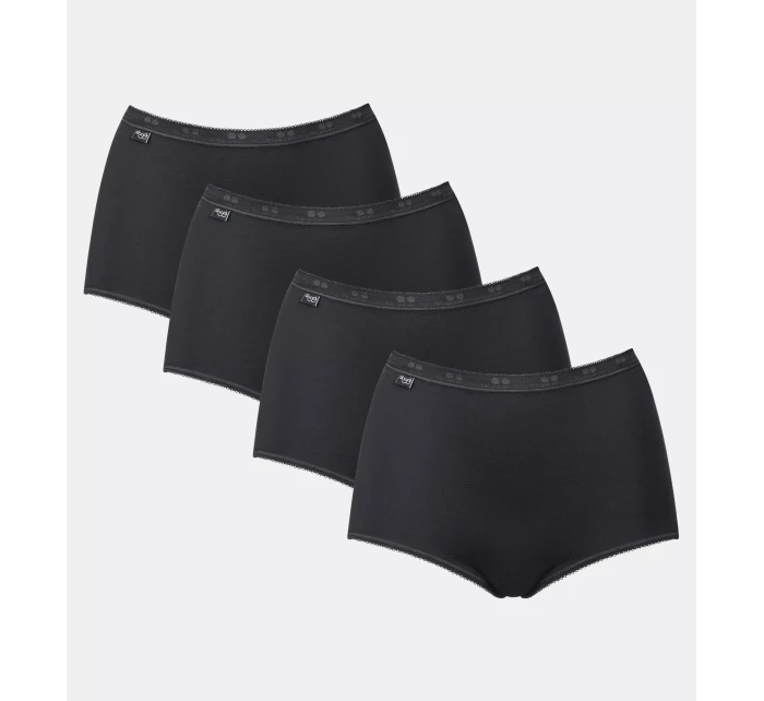 sloggi Basic+ Maxi 4P - BLACK - SLOGGI BLACK - SLOGGI