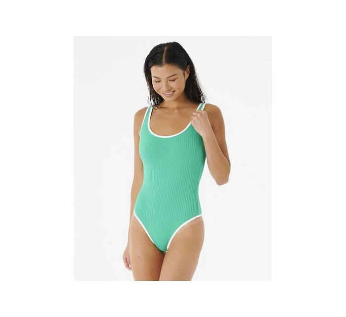 RIP CURL Premium Surf Cheeky One Piece Zelené plavky RIP CURL Premium Surf Cheeky One Piece Zelené plavky