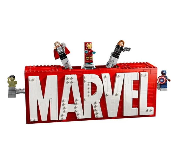 LEGO MARVEL SUPER HEROES 76313 MARVEL logo s minifigurkami