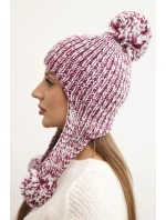 Dámská čepice ušanka Emma K343 fialová Dámská čepice ušanka Emma K343 fialová