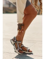 Dámské sandály na suchý zip model 21694727 - D.Franklin