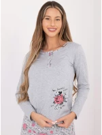 Pyžamo DU PI FP 006.02 šedé