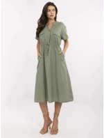 Sukienka MI SK model 21133048 khaki - FPrice Sukienka MI SK model 21133048 khaki - FPrice