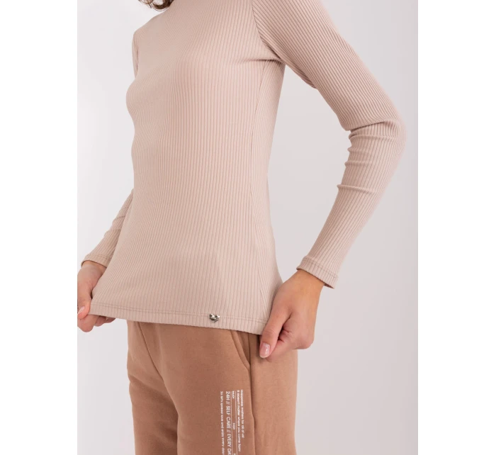 Bluzka RV BZ model 19014738 beżowy - FPrice Bluzka RV BZ model 19014738 beżowy - FPrice