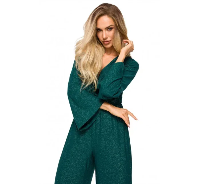 M720 Zavinovací overal - smaragdový