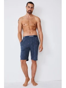 Pánské pyžamové kraťasy 500755H B90 tm. modré s tukanem - Jockey