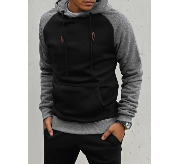 Pánská černá mikina model 21966958 - Dstreet