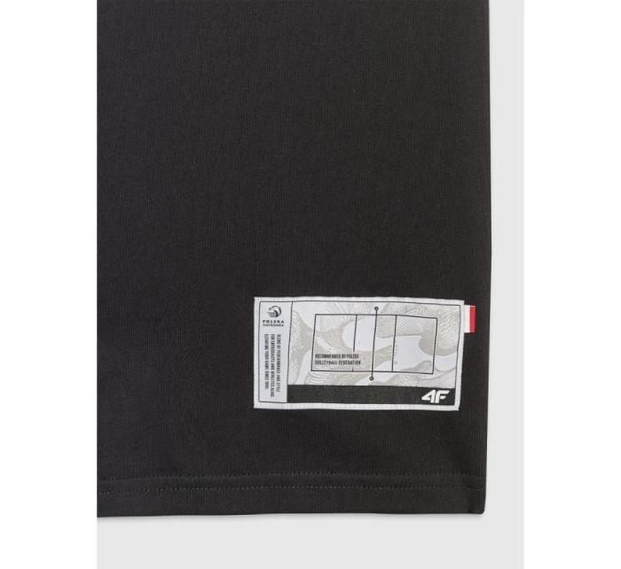 Pánské volejbalové tričko s potiskem 4F 4FRAW25TTSHM3319-20S Pánské volejbalové tričko s potiskem 4F 4FRAW25TTSHM3319-20S