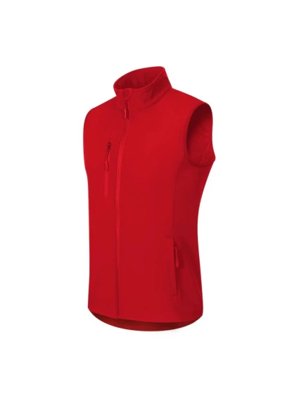 Pánská softshellová vesta Trail (červená) Pánská softshellová vesta Trail (červená)