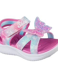 Skechers dětské sandály JUMPSTERS SANDAL BUTTERFLY BRITES 303109N PKMT