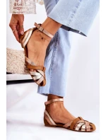 Kožené dámské sandály model 21587007 - Maciejka