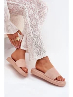 Dámské Pantofle Na Platformě Z Eko Semiše Špinavě Růžové Jorina Dámské Pantofle Na Platformě Z Eko Semiše Špinavě Růžové Jorina