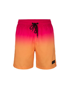 Pánské plavecké šortky ATLANTIC - růžové/oranžové
