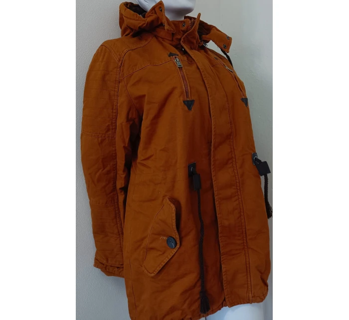 Pánská zimní bunda Z-6682 hořčicová - Rosso