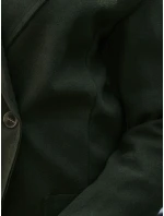 Dámský oversize dlouhý olivový kabát LINNORE FashionStreet NY0704