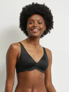 Dámská podprsenka s kosticí DIM TRIANGLE BODY TOUCH BRA - DIM - černá
