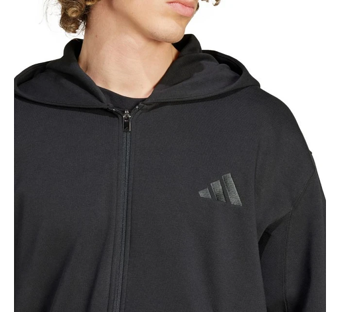 Pánská mikina All Fleece FullZip Hoodie černá pánská model 21493273 - ADIDAS