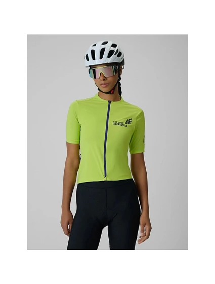 UPF50+ dámský cyklistický dres 4F 4FRSS26TFTSF2454-45S dámské UPF50+ dámský cyklistický dres 4F 4FRSS26TFTSF2454-45S dámské