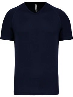 Kariban ProAct PA 476 Pánské sportovní tričko s výstřihem do V 20.P476 navy
