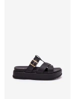 Dámské Pantofle Na Platformě S Pásky A Černé model 21687559 - Boto Dámské Pantofle Na Platformě S Pásky A Černé model 21687559 - Boto