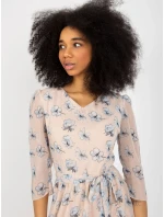 Šaty LK SK model 18453838 béžová - FPrice Šaty LK SK model 18453838 béžová - FPrice