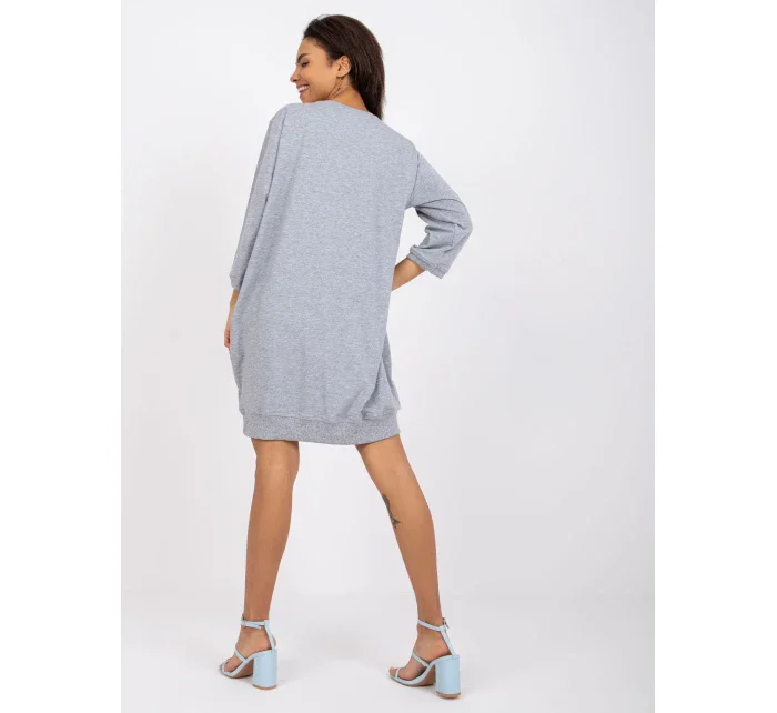 Šaty RV SK 6839.95 šedá