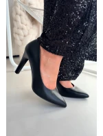 Dámské eko-kožené lodičky Sergio Leone – černé