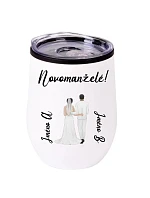 Personalizovaný termohrnek "BOWL" se svatebním párem Personalizovaný termohrnek "BOWL" se svatebním párem